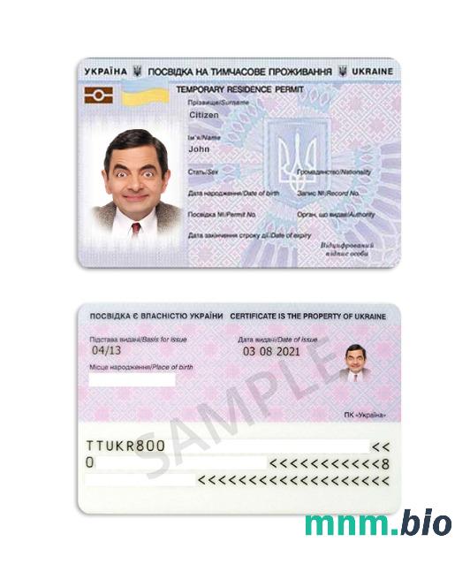 Zezwolenie na pobyt w Wielkiej Brytanii w wersji 2 format PSD, edytowalny